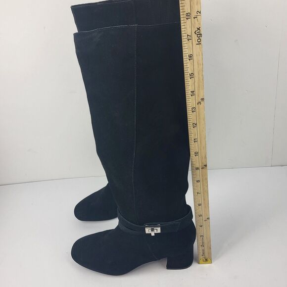 BLONDO ASHLEY Waterproof Knee High Boot Faux leather suede Black 8.5M - Picture 5 of 15